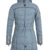 Women's slim mid-length down jacket