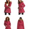 Women's hooded warm winter jacket