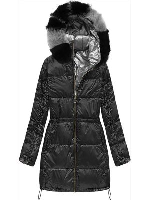 Ladies reversible black jacket