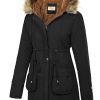 Women's hooded warm winter jacket