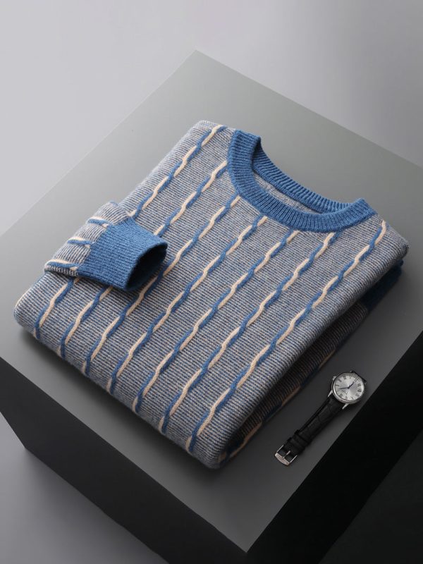 Men's pattern business simple high-end casual sweater