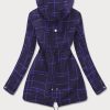 Ladies Reversible Parker Jacket Navy Blue