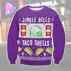 Taco Bell Ugly Christmas Sweatshirt / [blueesa] /