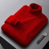 Men's solid color casual business sweater