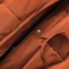 Ladies orange/brown winter parka