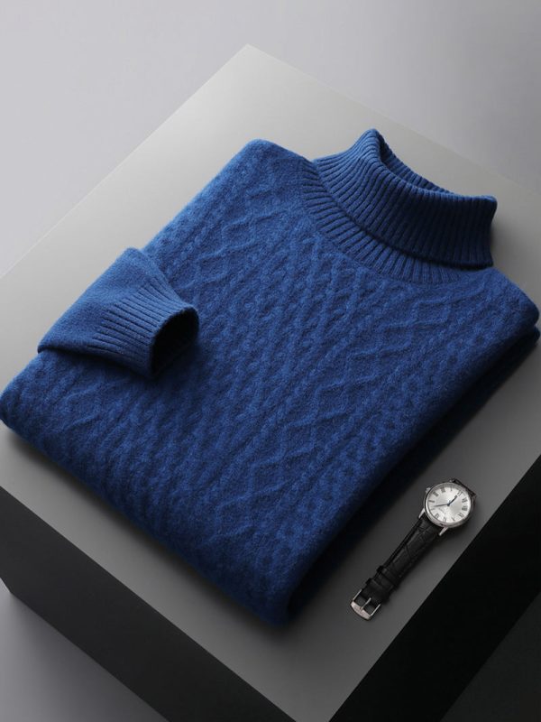 Men's five color business simple high-end casual sweater