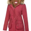 Women's hooded warm winter jacket