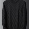 Men's solid color casual business sweater