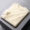 Men's solid color business high-end casual sweater