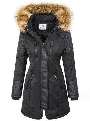 Women's winter coat warm lining parka coat