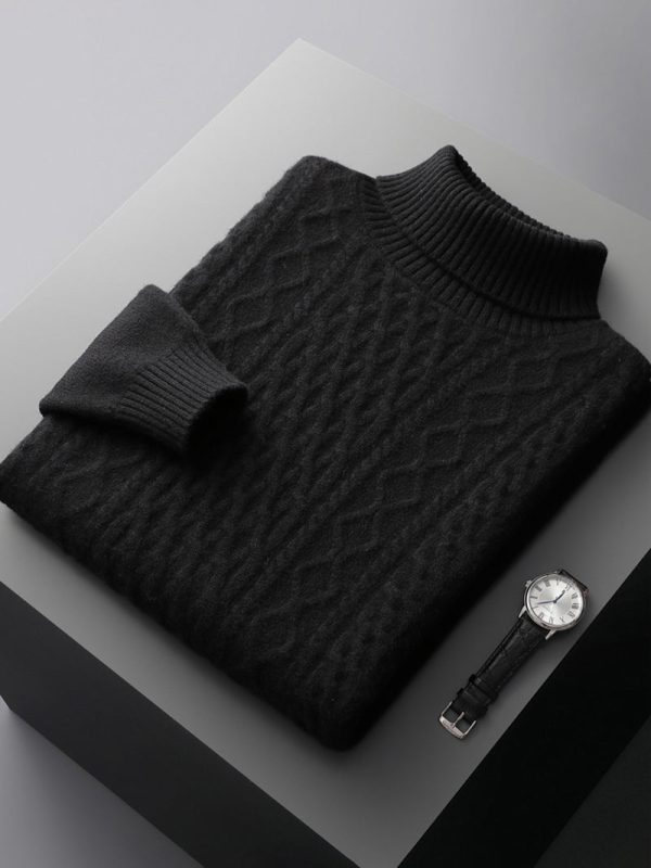 Men's five color business simple high-end casual sweater