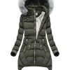 Ladies winter print jacket