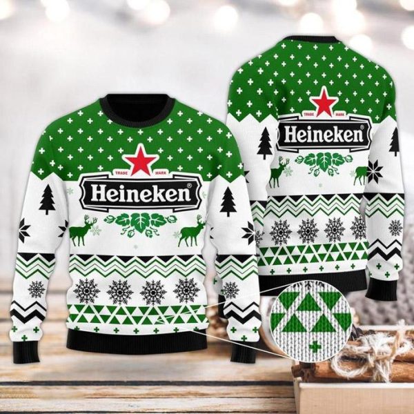 HEINEKEN BEER Christmas Ugly Sweater / [blueesa] /